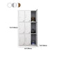 Contemporary Metal Wardrobe Freestanding Wardrobe Closet with Locks