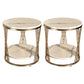 Glam Stone Accent Table Table Table