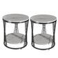 Glam Stone Accent Table Table Table