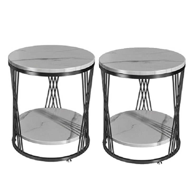 Glam Stone Accent Table Table Table