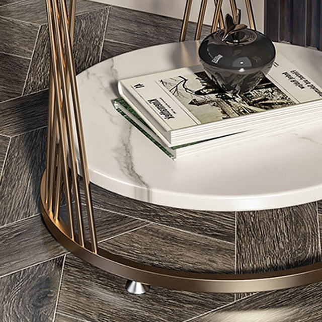 Glam Stone Accent Table Table Table