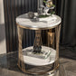 Glam Stone Accent Table Table Table