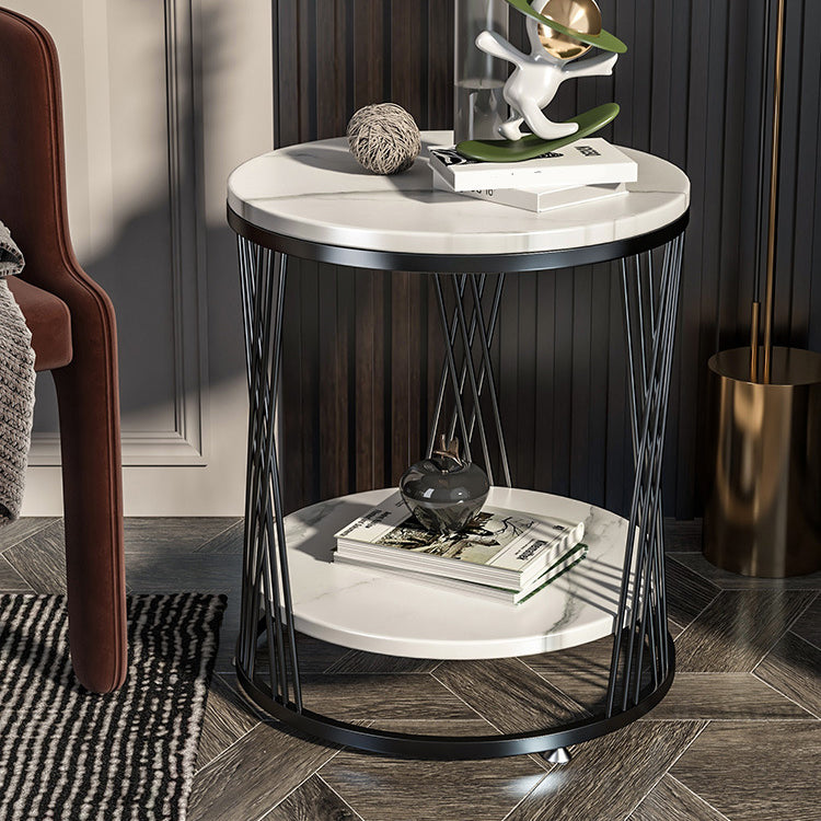 Glam Stone Accent Table Table Table