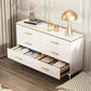 Contemporary Glam Storage Storage Chest White Storage Chest Dresser Clearhalo 'Bedroom Furniture' 'Dressers & Chests' 'dressers_chests' 'furn' 'furn_dressers_chests' 'Furniture' 5866805