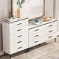 Contemporary Glam Storage Storage Chest White Storage Chest Dresser Clearhalo 'Bedroom Furniture' 'Dressers & Chests' 'dressers_chests' 'furn' 'furn_dressers_chests' 'Furniture' 5866807