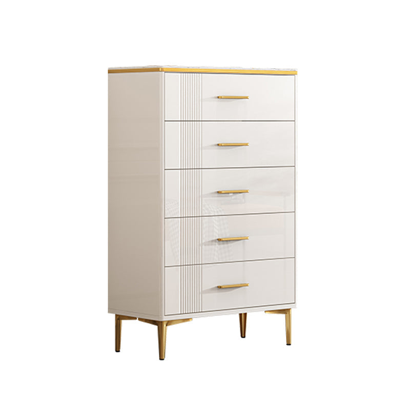 Contemporary Glam Storage Storage Chest White Storage Chest Dresser Clearhalo 'Bedroom Furniture' 'Dressers & Chests' 'dressers_chests' 'furn' 'furn_dressers_chests' 'Furniture' 5866811