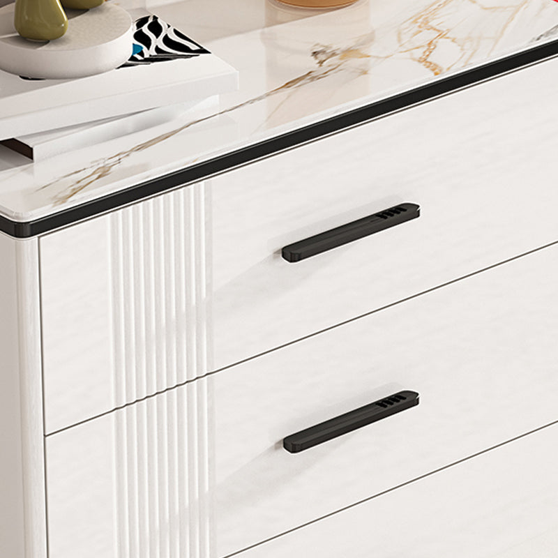 Contemporary Glam Storage Storage Chest White Storage Chest Dresser Clearhalo 'Bedroom Furniture' 'Dressers & Chests' 'dressers_chests' 'furn' 'furn_dressers_chests' 'Furniture' 5866815