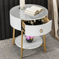 Metal Bedside Gabinet Beard Stant Accent Table Nightsand con piernas