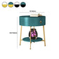 Metal Bedside Gabinet Beard Stant Accent Table Nightsand con piernas