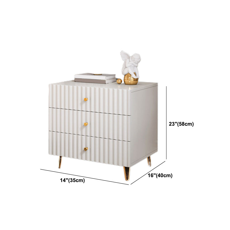 Pierras de noche de cama de madera de ingeniería incluye acento de la mesa de la mesa para la sala de estar para la sala de estar