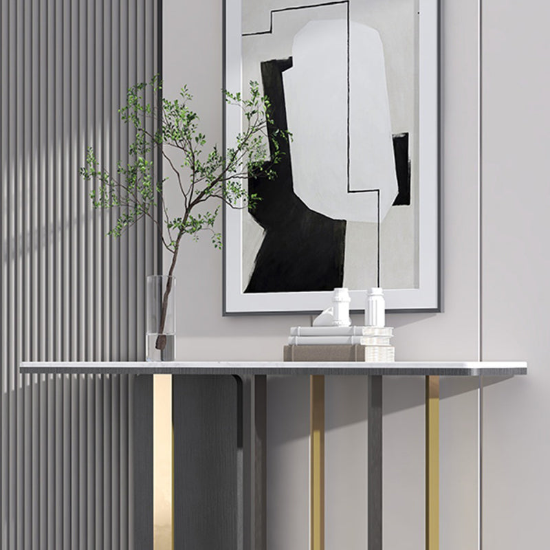 Tabella della console contemporanea da 13 "W TABELLO DI SOLO DEL RECTALLANGE BIANCO