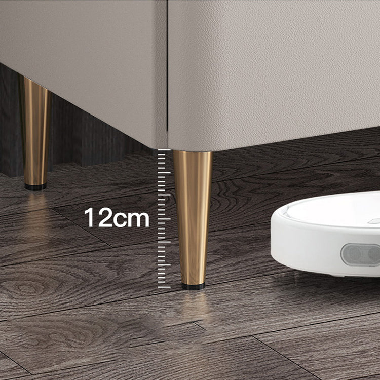 Faux Wood -Nachtschrank Glamakzenttisch Nachttisch mit 2 Schublade