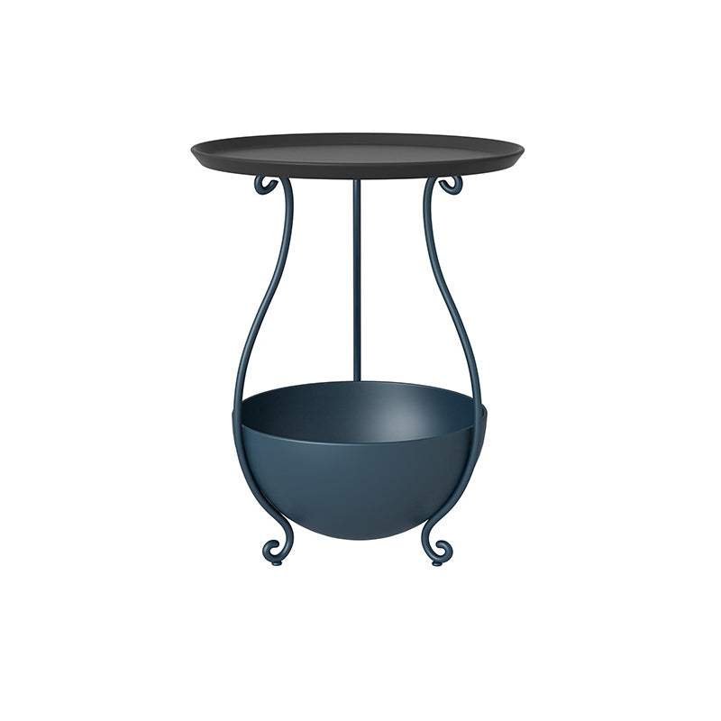 Metall Akzenttisch Nachttisch unterer Regal Nachttisch für Schlafzimmer