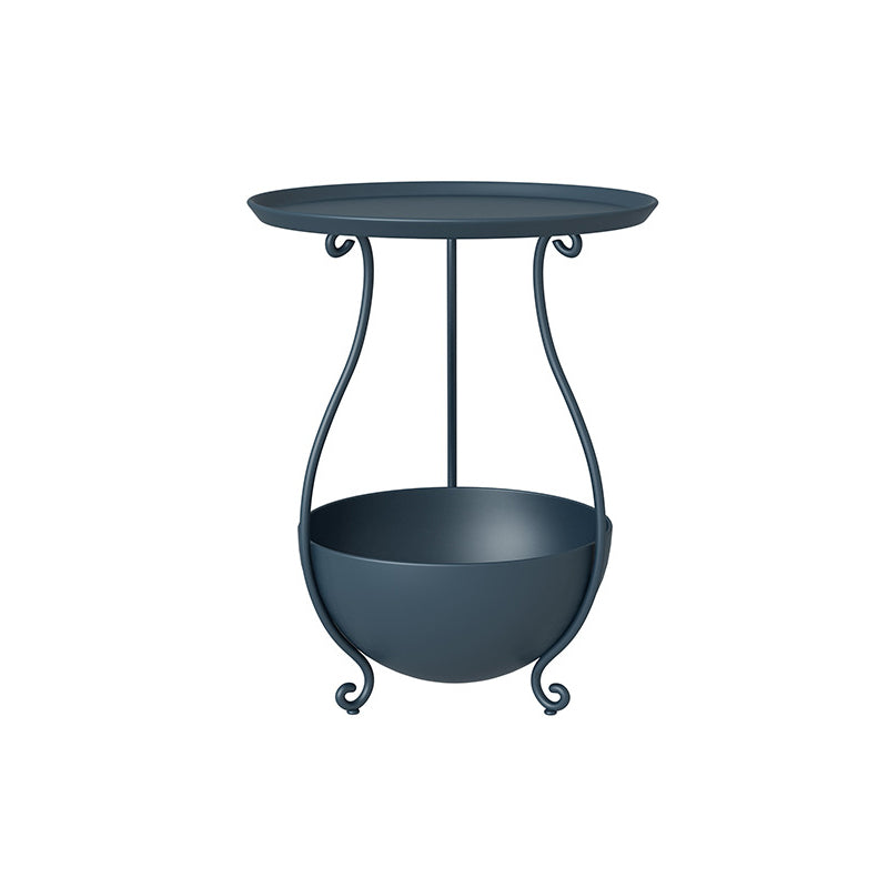 Metall Akzenttisch Nachttisch unterer Regal Nachttisch für Schlafzimmer