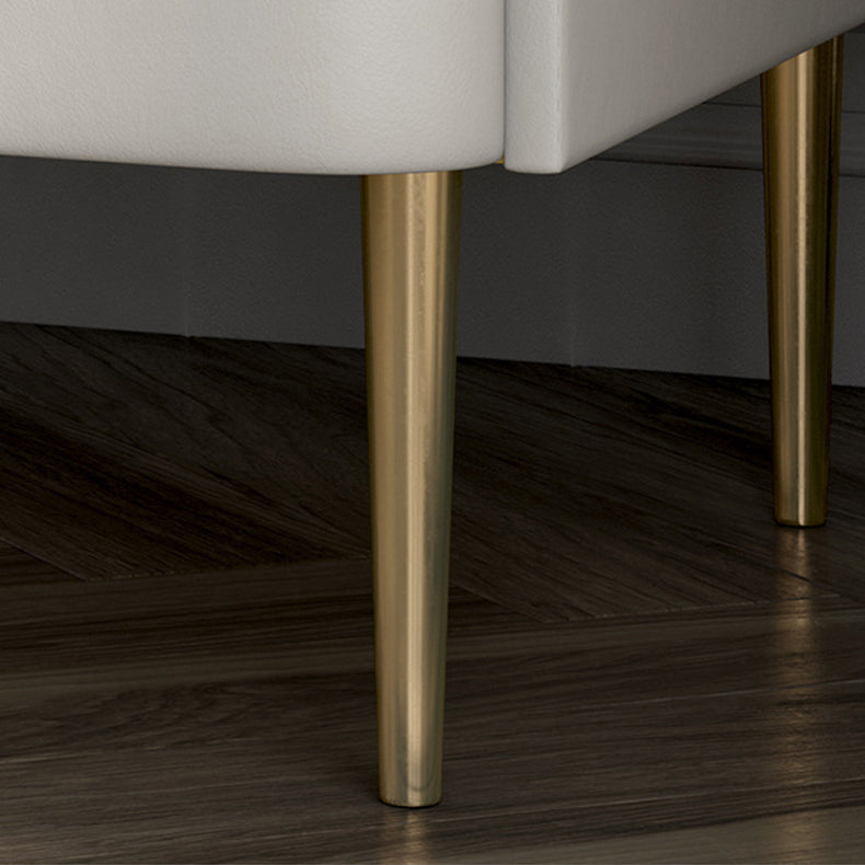 19.69" Tall 2-drawer Bedside Cabinet Legs Included Solid Wood Night Table Clearhalo 'Bedroom Furniture' 'furn' 'furn_night_stand' 'Furniture' 'night_stand' 'Nightstands' 5867039