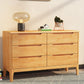 Contemporary Storage Chest Dresser Solid Wood Dresser with 5/6/7 Drawers Natural 6 Clearhalo 'Bedroom Furniture' 'Dressers & Chests' 'dressers_chests' 'furn' 'furn_dressers_chests' 'Furniture' 5867220