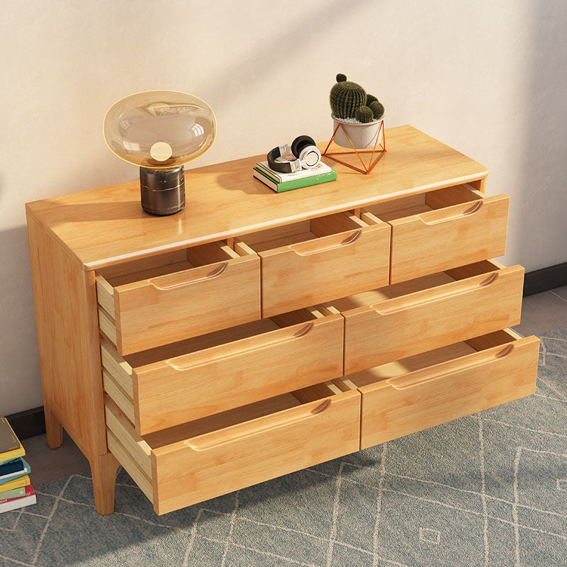 Contemporary Storage Chest Dresser Solid Wood Dresser with 5/6/7 Drawers Clearhalo 'Bedroom Furniture' 'Dressers & Chests' 'dressers_chests' 'furn' 'furn_dressers_chests' 'Furniture' 5867221