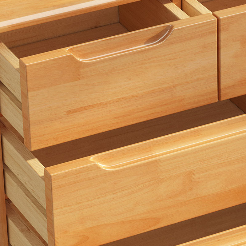 Contemporary Storage Chest Dresser Solid Wood Dresser with 5/6/7 Drawers Clearhalo 'Bedroom Furniture' 'Dressers & Chests' 'dressers_chests' 'furn' 'furn_dressers_chests' 'Furniture' 5867232