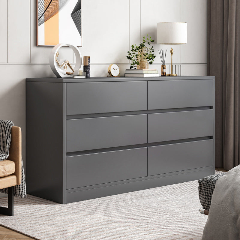 Contemporary Chest Wood Storage Chest Dresser for Bedroom 15.7" W 39"L x 16"W x 27"H Light Gray Clearhalo 'Bedroom Furniture' 'Dressers & Chests' 'dressers_chests' 'furn' 'furn_dressers_chests' 'Furniture' 5867261