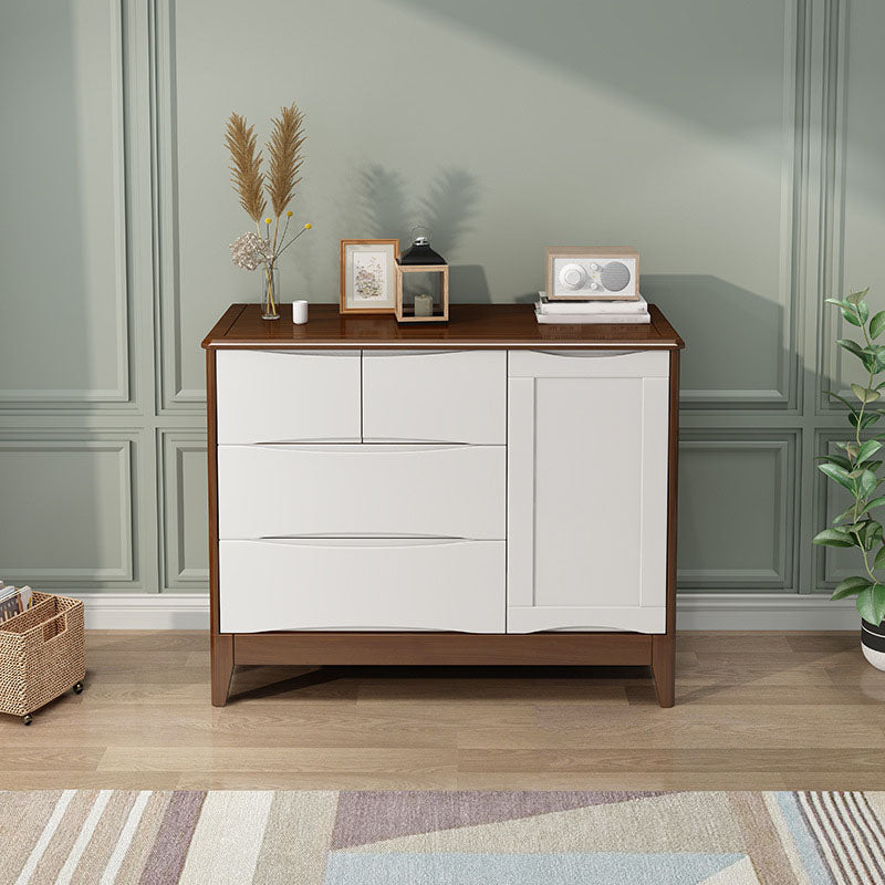 Eigentijdse massief hout dressoirs 4 laden opbergkast dressoir