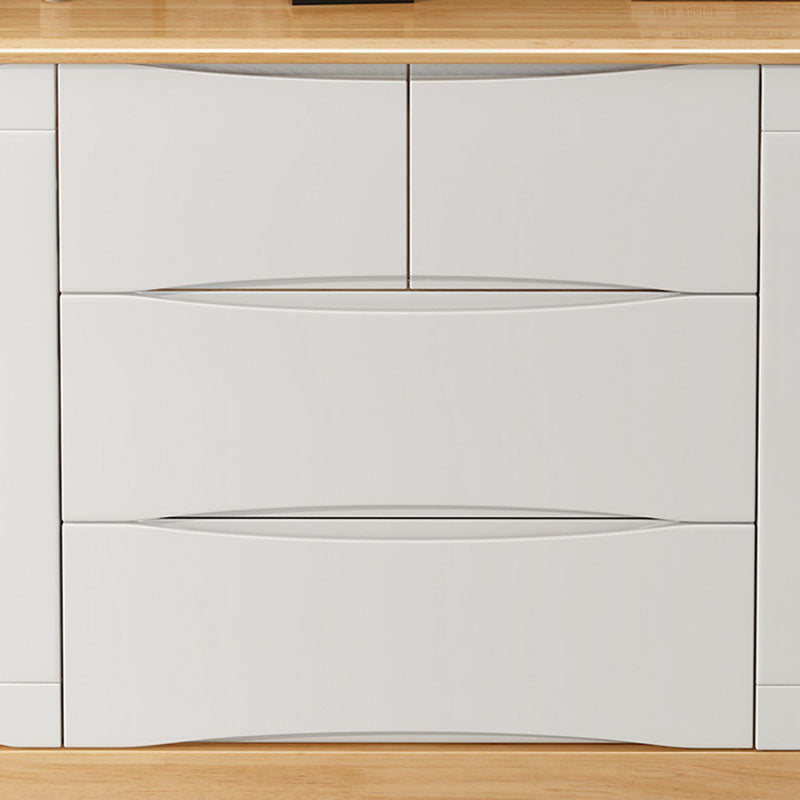 Eigentijdse massief hout dressoirs 4 laden opbergkast dressoir