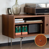 Console televisiva moderna di TV in legno da 21 "con cassetti per soggiorno