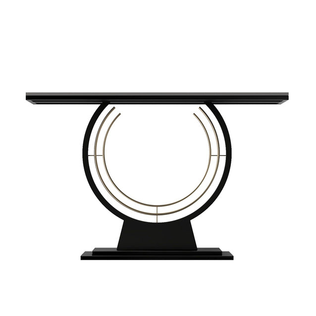 Tavolo da console in pietra moderna Tavolo da rettangolo con scaffale per Hall