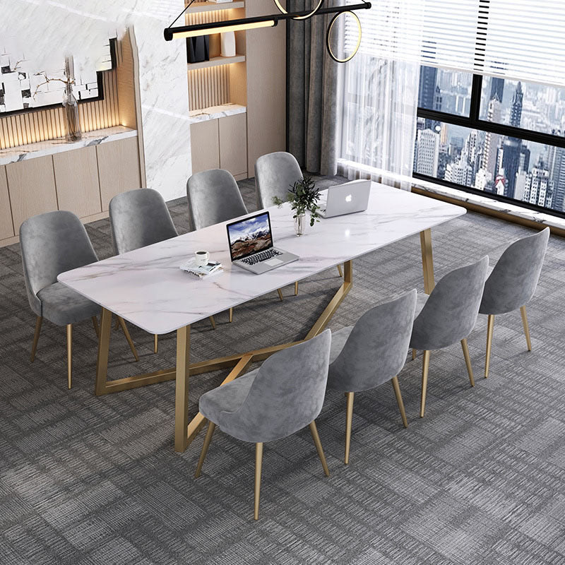 Moderne stijl kantoor schrijfbureau rechthoekige schroefschrijfbureau