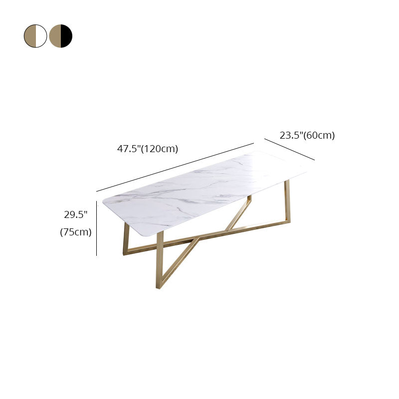 Moderne stijl kantoor schrijfbureau rechthoekige schroefschrijfbureau