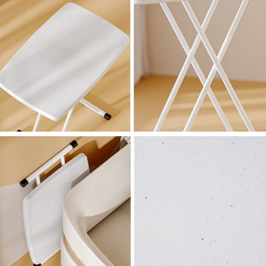 Modern Style Desk Home Writing Desk Plastic Adjustable Folding Table 29.9"L X 19.6"W Clearhalo 'furn' 'furn_office_desk' 'Furniture' 'Office Desks' 'Office Furniture' 'office_desk' 5869452