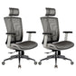 High Back Adjustable Office Chair Contemporary Ergonomic Desk Chair Grey 2 Piece Set Clearhalo 'furn' 'furn_office_chair' 'Furniture' 'Office Chairs' 'Office Furniture' 'office_chair' 5869629