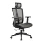 High Back Adjustable Office Chair Contemporary Ergonomic Desk Chair Black-Gray 1 Piece Clearhalo 'furn' 'furn_office_chair' 'Furniture' 'Office Chairs' 'Office Furniture' 'office_chair' 5869636