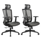 High Back Adjustable Office Chair Contemporary Ergonomic Desk Chair Black-Gray 2 Piece Set Clearhalo 'furn' 'furn_office_chair' 'Furniture' 'Office Chairs' 'Office Furniture' 'office_chair' 5869637