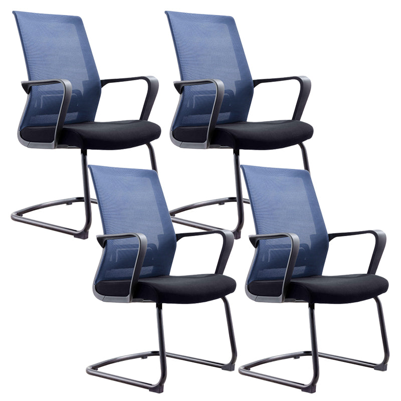 Sedia da ufficio imbottita contemporanea sedia da scrivania ergonomica