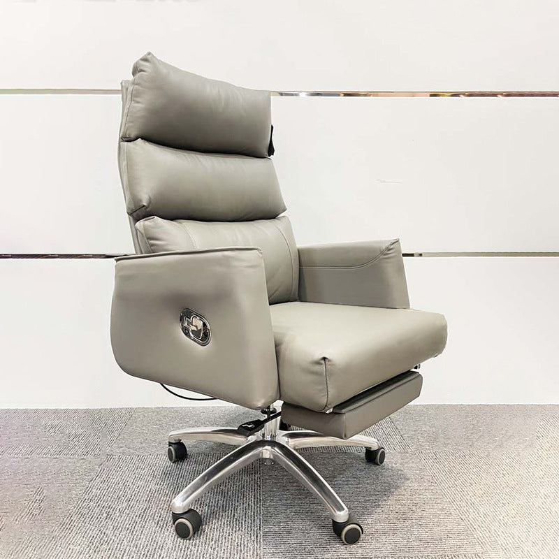 Fauteuil de direction à dossier haut, chaise de bureau réglable contemporaine