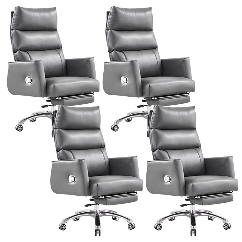 Fauteuil de direction à dossier haut, chaise de bureau réglable contemporaine