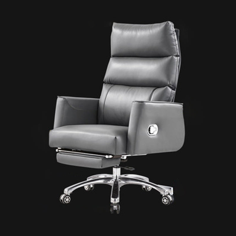 Fauteuil de direction à dossier haut, chaise de bureau réglable contemporaine
