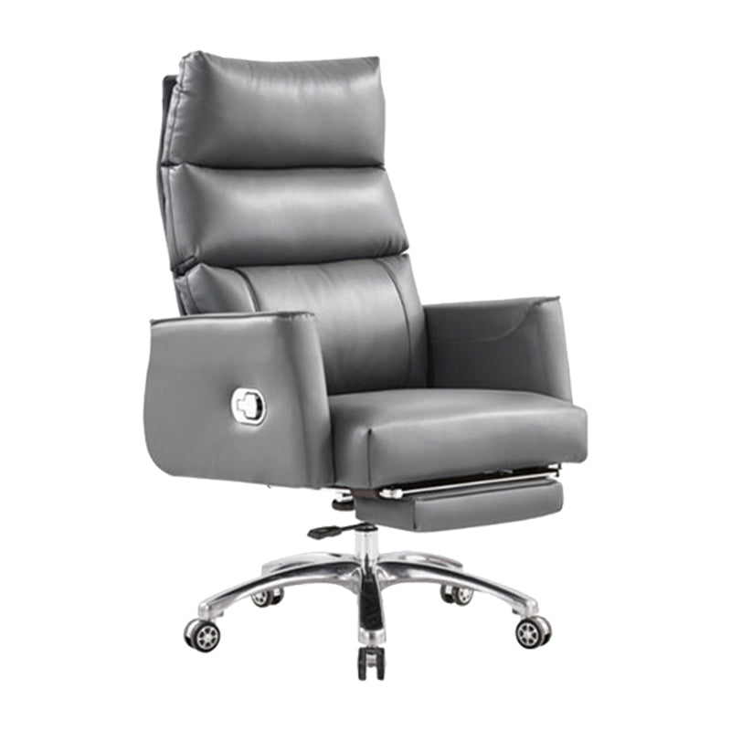 Fauteuil de direction à dossier haut, chaise de bureau réglable contemporaine