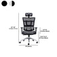 High Back Office Chair Contemporary Adjustable Seat Height Desk Chair Clearhalo 'furn' 'furn_office_chair' 'Furniture' 'Office Chairs' 'Office Furniture' 'office_chair' 5869995