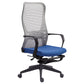 Contemporary Adjustable Microfiber Office Chair Task High Back Chair Blue 1 Piece Clearhalo 'furn' 'furn_office_chair' 'Furniture' 'Office Chairs' 'Office Furniture' 'office_chair' 5870037