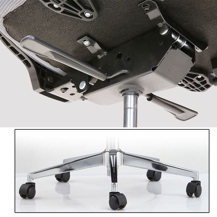Adjustable Office Chair Contemporary High Back Adjustable Arms Desk Chair Clearhalo 'furn' 'furn_office_chair' 'Furniture' 'Office Chairs' 'Office Furniture' 'office_chair' 5870062