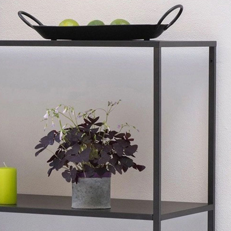 Modern Metal Bookshelf Black Etagere Open Shelf Horizontal Bookcase Clearhalo 'Bookcases' 'furn' 'furn_bookcases' 'Furniture' 'Office Furniture' 5870123