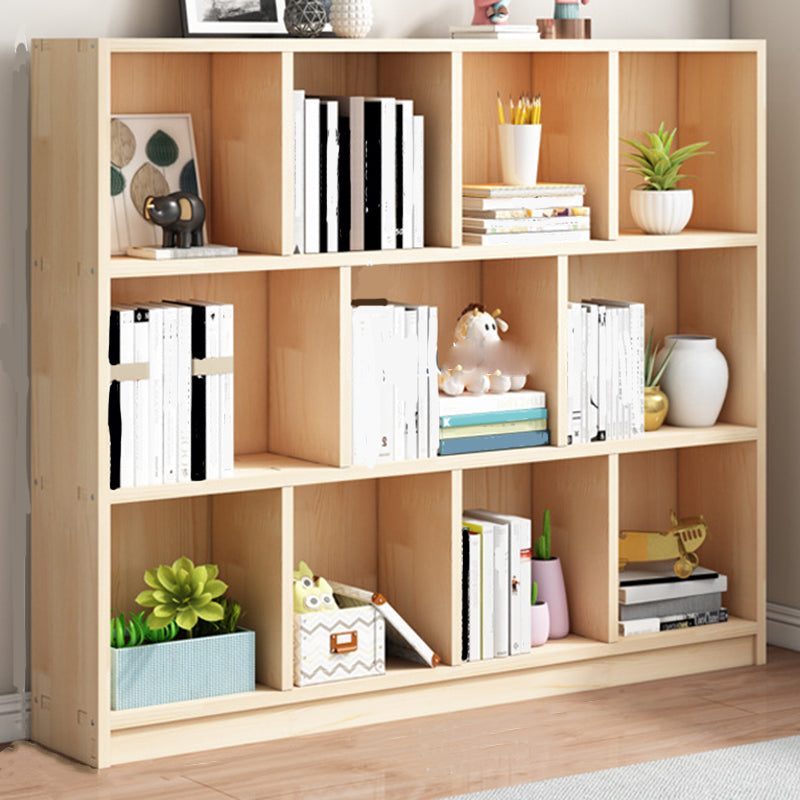 Contemporary Shelf Bookcase Wooden Closed Back Bookshelf for Home 55.1"L x 11.8"W x 45.7"H Clearhalo 'Bookcases' 'furn' 'furn_bookcases' 'Furniture' 'Office Furniture' 5870150