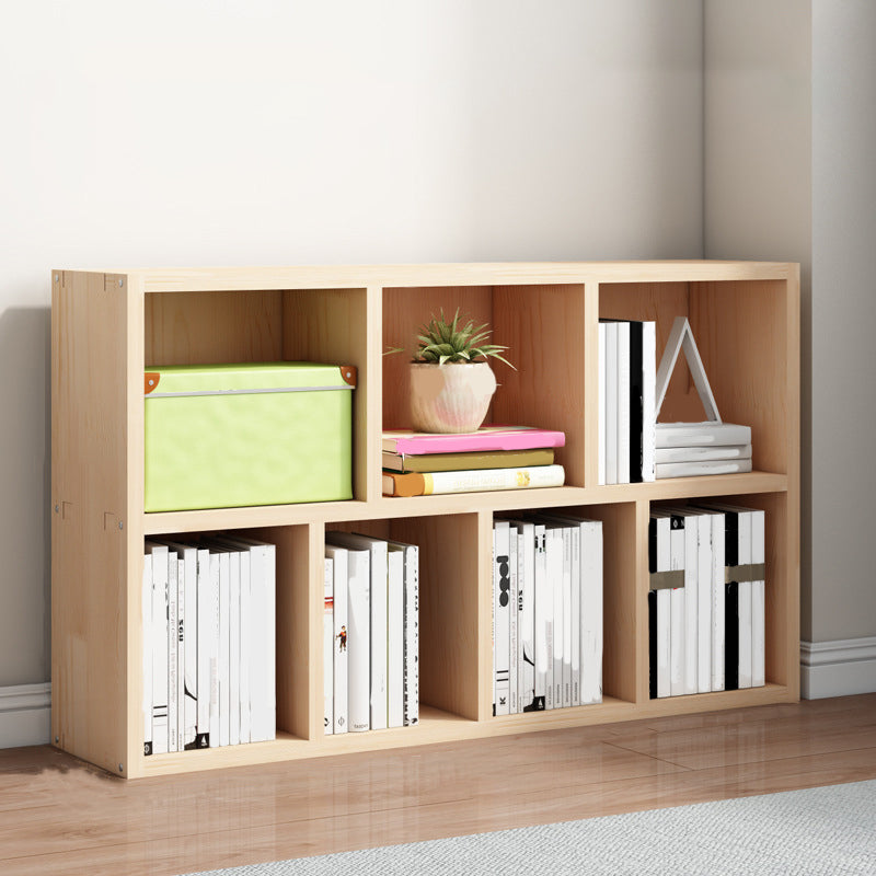 Contemporary Shelf Bookcase Wooden Closed Back Bookshelf for Home 39.4"L x 9.4"W x 23.6"H Clearhalo 'Bookcases' 'furn' 'furn_bookcases' 'Furniture' 'Office Furniture' 5870156