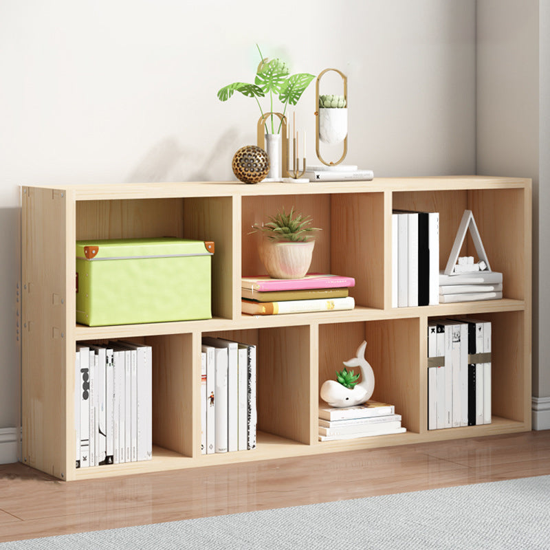 Contemporary Shelf Bookcase Wooden Closed Back Bookshelf for Home 47.2"L x 9.4"W x 23.6"H Clearhalo 'Bookcases' 'furn' 'furn_bookcases' 'Furniture' 'Office Furniture' 5870163