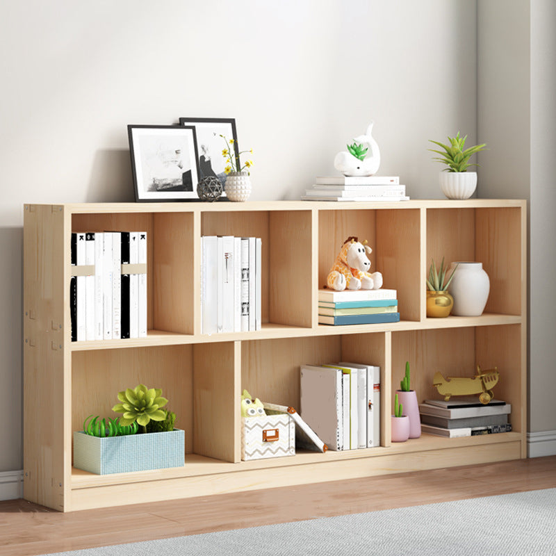 Contemporary Shelf Bookcase Wooden Closed Back Bookshelf for Home 63"L x 9.4"W x 31.5"H Clearhalo 'Bookcases' 'furn' 'furn_bookcases' 'Furniture' 'Office Furniture' 5870166