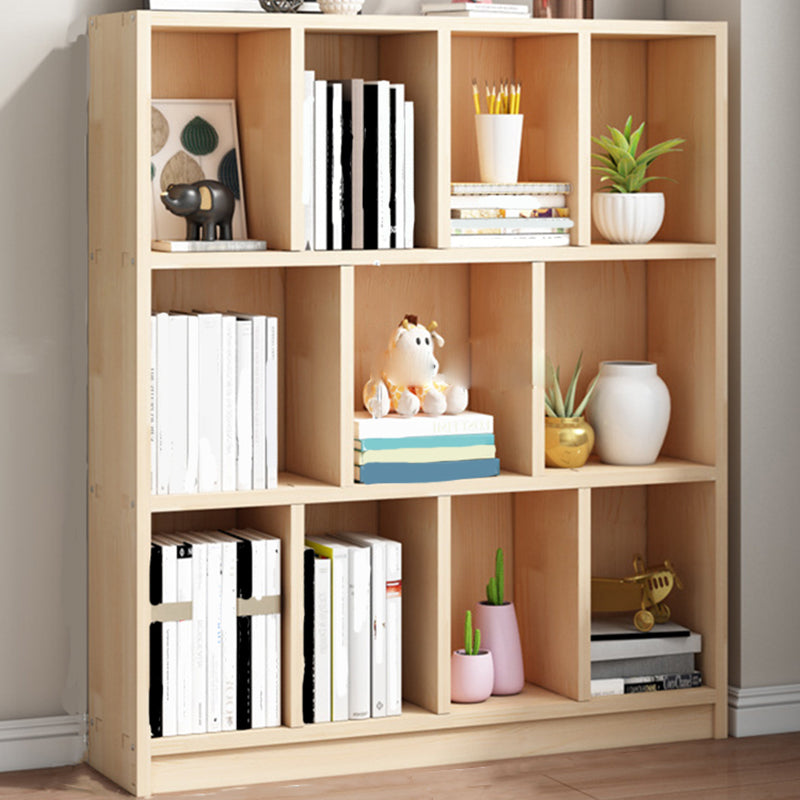 Contemporary Shelf Bookcase Wooden Closed Back Bookshelf for Home 39.4"L x 9.4"W x 45.7"H Clearhalo 'Bookcases' 'furn' 'furn_bookcases' 'Furniture' 'Office Furniture' 5870167