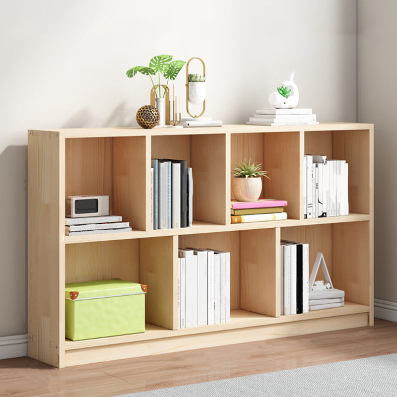 Contemporary Shelf Bookcase Wooden Closed Back Bookshelf for Home 55.1"L x 9.4"W x 31.5"H Clearhalo 'Bookcases' 'furn' 'furn_bookcases' 'Furniture' 'Office Furniture' 5870169