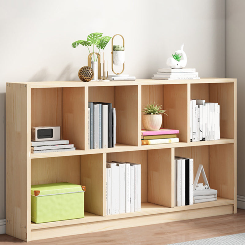 Contemporary Shelf Bookcase Wooden Closed Back Bookshelf for Home 55"L x 12"W x 31"H Clearhalo 'Bookcases' 'furn' 'furn_bookcases' 'Furniture' 'Office Furniture' 5870170