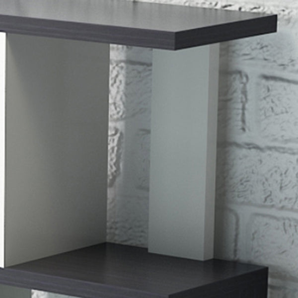 Estante de libros abiertos contemporáneos estante de estantería con estantes